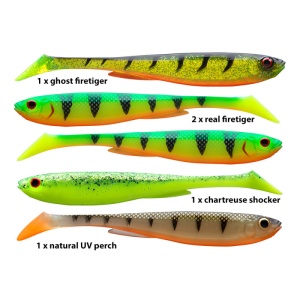 Daiwa Prorex Slim Shady Flash Set 7.5cm 5buc