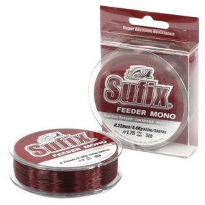 Fir Sufix Feeder Mono Burgundy 300m