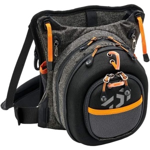 Geanta Daiwa Chest Pack Noir Orange 30x30x15cm
