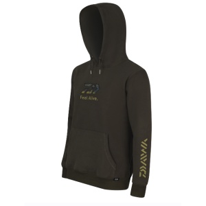 Hanorac Pescuit Daiwa D-Vec Zander Hoodie Dark Olive - Img 2