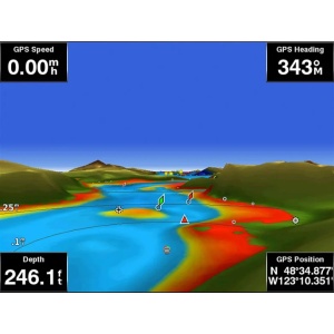 Harta Fluviului Dunarea - Garmin - echipament pentru pescuit - Fisela