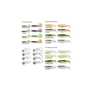 Kit Savage Gear Perch Academy Mixed Colors 36buc - Img 2