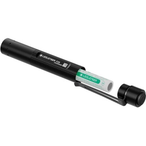 Lanterna Buzunar Led Lenser P2R Black Box 200Lumeni - vedere laterala