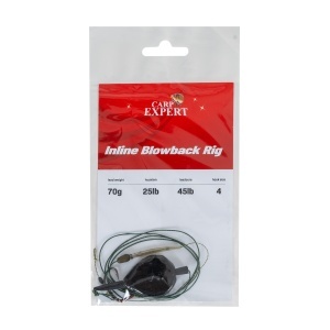 Montura Carp Expert Inline Blow-Back Rig Nr.4 70g 45lb