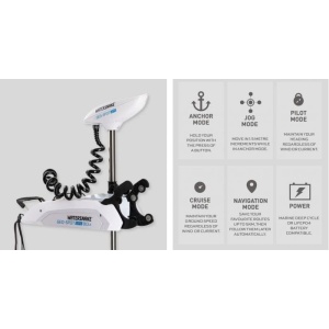 Motor Electric Watersnake Geo-Spot GPS 80lb - echipament pentru pescuit - Fisela