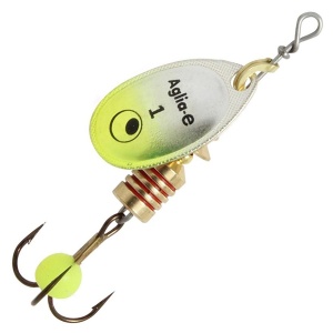 Rotativa Mepps Aglia-e Brite Argint Chartreuse