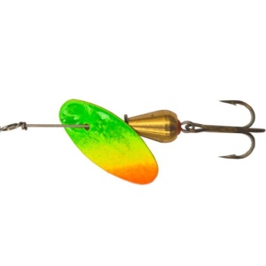 Rotativa Mepps XD Trio Fluo Galben Tigru