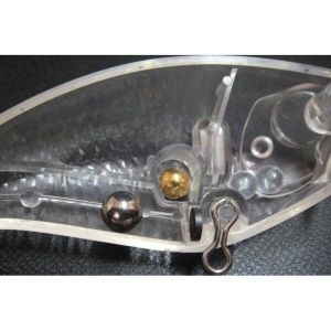 Vobler Jackall Pompadour IS Black Pirarucu 7.9cm 22g - vedere secundara