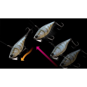 Vobler Jackall TN38 Trigon Lime Luminous 3.8cm 7.3g pentru pescuit la rapitori - Fisela