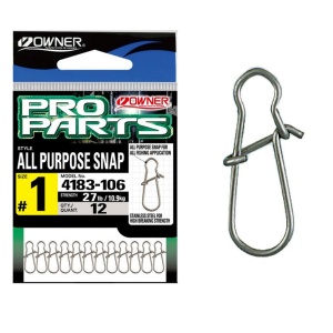 Agrafe Jig Owner Duo Lock Snap 4183 12buc