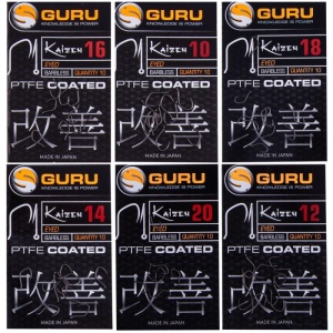 Carlig Guru Carlige Method Kaizen Barbless pentru pescuit - Fisela