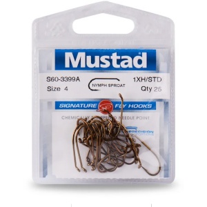 Carlige Musca Mustad Nimfe si Ude S60 25buc - Img 2