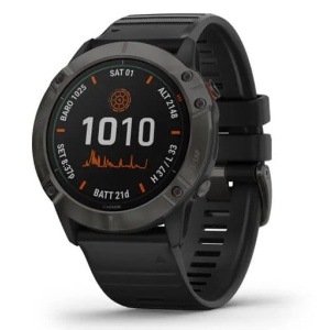 Ceas Garmin Fenix 6x Pro Solar Edition Carbon Black