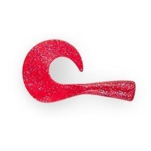 Coada Rezerva Vobler Stiuca Wolf Tail JR Red Glitter 2buc