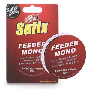 Fir Sufix Feeder Mono Burgundy 150m