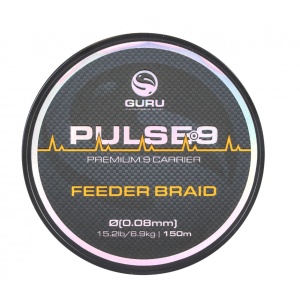 Fir Textil Feeder Guru Pulse 9 Braid Verde Inchis 150m - Img 9