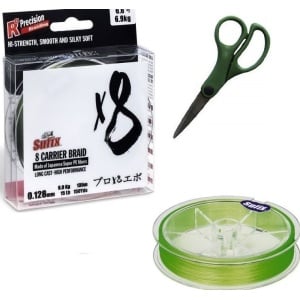 Fir Textil Sufix X8 Carrier Braid Neon Chartreuse 100-150m