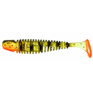 Gunki Tipsy-SXL Shad Ghost Stripe Perch 10cm 4buc