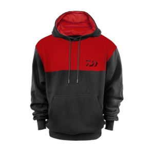 Hanorac Pescuit Daiwa Black Red Hoodie