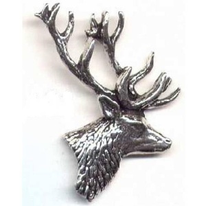 Insigna Vanator Cap Cerb din Profil