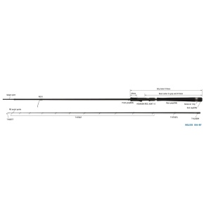 Lanseta Zenaq Inqlude IS88-M9 Magnum Bullet 268cm 15-80g - Img 3