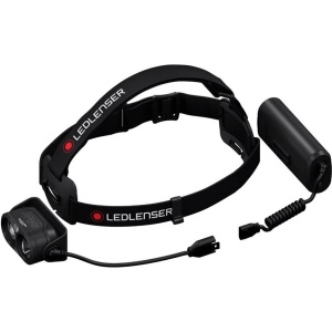 Lanterna Cap Led Lenser H19R Core Black 3500 Lumeni - vedere laterala