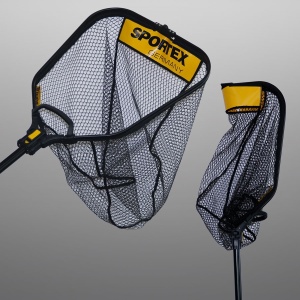 Minciog Stiuca Plasa Cauciucata Sportex Pliabil Cap 80x70cm pentru pescuit - Fisela