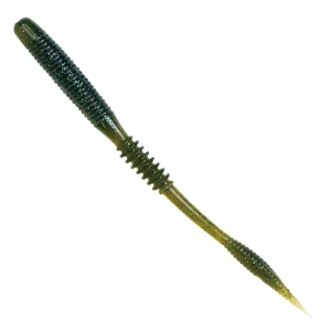 Naluca Offset Vierme Shiver Tail Worm Watermelon Green 11.5cm