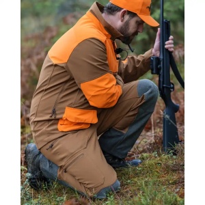 Pantaloni Blaser Tackle Softshell Rubber Brown - echipament pentru vanatoare - Fisela