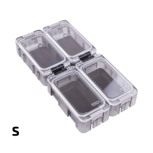Set 4 Cutii Magnetice Impermeabile Zeck S 8x4.1x2.2cm