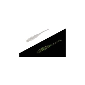 Shad Jackall Tidebeat Clear Glow Crush 5cm 8buc