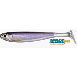 Shad LiveTarget Slowroll Shiner Silver Purple 207 8.5cm 4buc