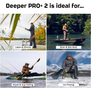 Sonar Deeper PRO+ 2 Negru - Img 4