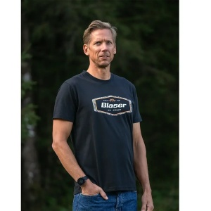 Tricou Blaser Badge T24 Black - ambalaj