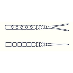 Vierme Mustad Aji Micro Pilo UV CP 5cm 15+1buc - echipament pentru pescuit - Fisela