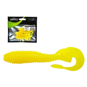 Wizard Harpex Twist Grub Pro Yellow 7cm 5buc