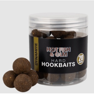 Boilies Carlig Dynamite Baits Hot Fish GLM Hard Hookbaits 20mm - Img 2