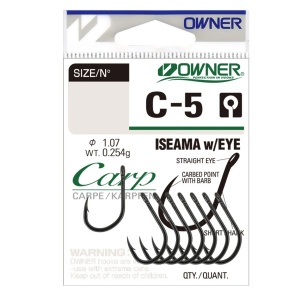 Carlige Crap Owner C-5 Iseama Japan - detaliu produs
