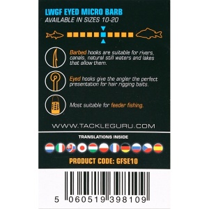 Carlig Guru Carlige LWG Feeder Special 10buc pentru pescuit - Fisela