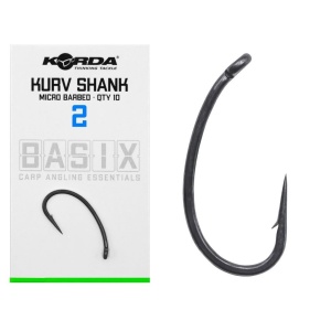Carlige Korda Basix Kurv Shank Barbed 10buc