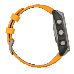 Ceas Garmin Fenix 8 AMOLED Sapphire Spark Orange 47mm