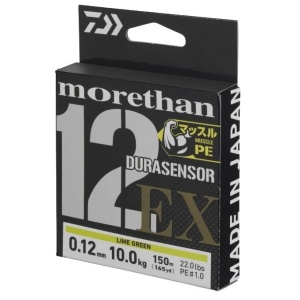 Fir Textil Daiwa Morethan 12-Braid Lime Green 150m