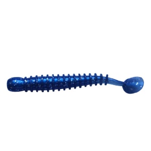 Micro Shad Biban Cultiva Kick Tail Pearl Blue 5cm 0.9g 12buc