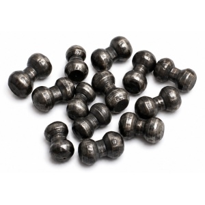 Ochi Dublii din Cupru Black Rotunzi 8mm 50buc
