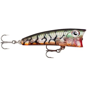 Popper Rapala Ultra Light Pop Glass Lucent Tiger UV 4cm 3g
