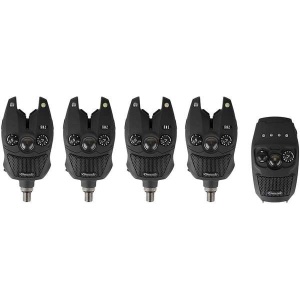Avertizor Prologic Set Avertizori SNZ 4 Avertizori + Receiver 150m pentru pescuit - Fisela