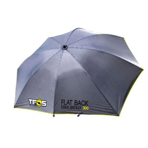 Umbrela Pescuit Teos Flat Back Fiber Brolly 3m