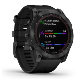 Ceas Garmin Fenix 7X Solar Slate Gray Bleck 51mm