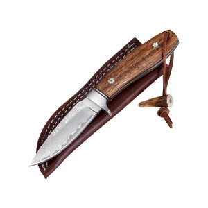 Cutit Vanatoare Parforce Damasc Gavilan Lama 91mm - echipament pentru vanatoare - Fisela