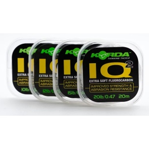 Fir Fluorocarbon Korda IQ2 Extra Soft Hooklink, 20m - ambalaj